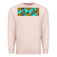 Pale Pink skeleton coffee and coffee plants 11 oz Premium Sweatshirt - Artiststas