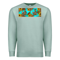 Seafoam skeleton coffee and coffee plants 11 oz Premium Sweatshirt - Artiststas