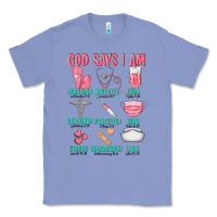 Colony Blue god says i am Classic Tee - texasbilliewilder