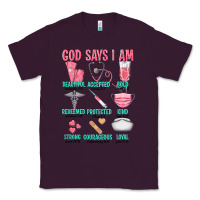Plum god says i am Classic Tee - texasbilliewilder