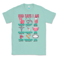 Seafoam god says i am Classic Tee - texasbilliewilder