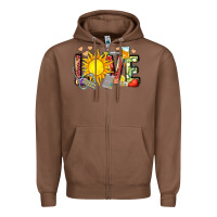 Chestnut love summer nurse Zipper Hoodie - Zillion Design Studio