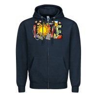 Navy love summer nurse Zipper Hoodie - Zillion Design Studio