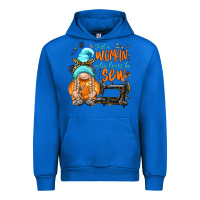 Cobalt just a woman who loves to sew Urban Hoodie - NancyCooperArtShop