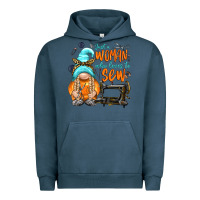Pigment Midnight Navy just a woman who loves to sew Urban Hoodie - NancyCooperArtShop