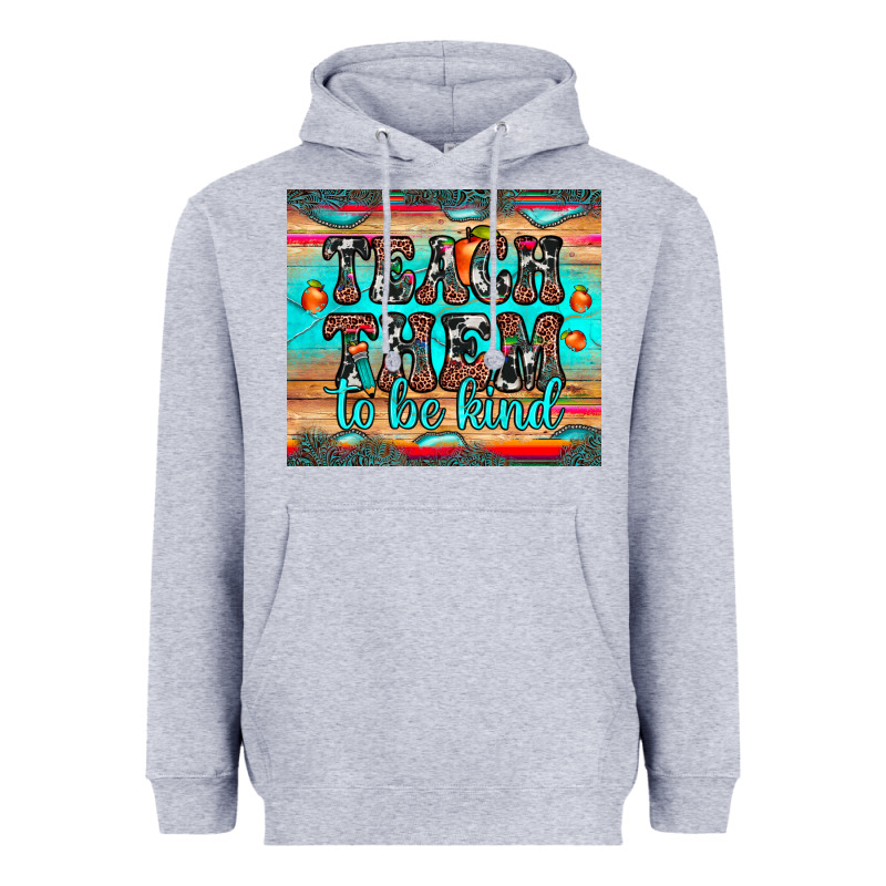 Teach Them To Be Kind Heavyweight Hoodie by JahusDesignShop | Teevron