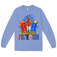 Colony Blue tastes like freedom popsicles billie wilder Long Sleeve Tee - texasbilliewilder