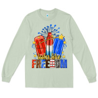 Matcha tastes like freedom popsicles billie wilder Long Sleeve Tee - texasbilliewilder