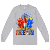 Moon Dust tastes like freedom popsicles billie wilder Long Sleeve Tee - texasbilliewilder