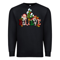Black believe christmas and santa Premium Sweatshirt - AdoDesignShop