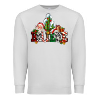Dove Grey believe christmas and santa Premium Sweatshirt - AdoDesignShop