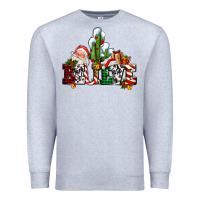 Heather Grey believe christmas and santa Premium Sweatshirt - AdoDesignShop