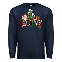 Navy believe christmas and santa Premium Sweatshirt - AdoDesignShop