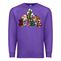 Purple believe christmas and santa Premium Sweatshirt - AdoDesignShop