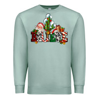 Seafoam believe christmas and santa Premium Sweatshirt - AdoDesignShop