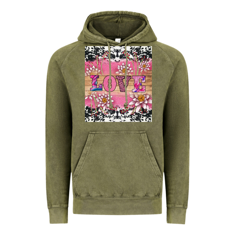 V.d Love And Lotus Tumbler Vintage Hoodie by AdoDesignShop | Teevron