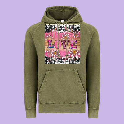 V.d Love And Lotus Tumbler Vintage Hoodie Designed By Adodesignshop