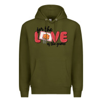 Army Green for the love of the game Premium Hoodie - MaliasSmallBusiness