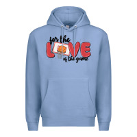 Colony Blue for the love of the game Premium Hoodie - MaliasSmallBusiness