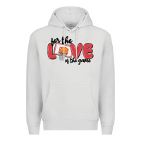 Dove Grey for the love of the game Premium Hoodie - MaliasSmallBusiness