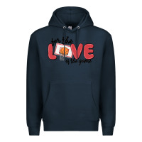 Navy for the love of the game Premium Hoodie - MaliasSmallBusiness