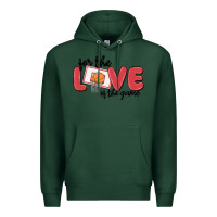 Sports Green for the love of the game Premium Hoodie - MaliasSmallBusiness
