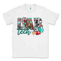 White lab tech Classic Tee - texasbilliewilder