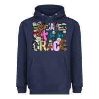 Navy saved by his grace Heavyweight Hoodie - AdoDesignShop