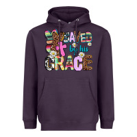 Plum saved by his grace Heavyweight Hoodie - AdoDesignShop