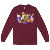 Burgundy havanese terrier coffee cups Long Sleeve Tee - Zillion Design Studio
