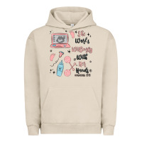 Pigment French Oak she works willingly with her hands Urban Hoodie - MaliasSmallBusiness