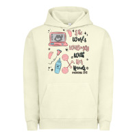 Pigment Pistachio she works willingly with her hands Urban Hoodie - MaliasSmallBusiness