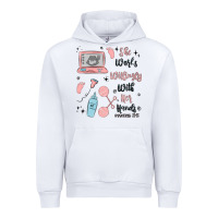 White she works willingly with her hands Urban Hoodie - MaliasSmallBusiness