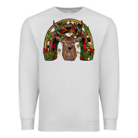 Dove Grey deer rainbow Premium Sweatshirt - JahusDesignShop