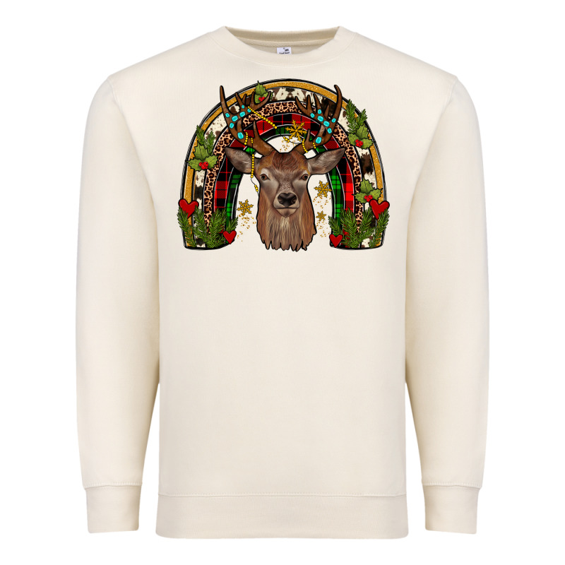 Deer Rainbow Premium Sweatshirt by JahusDesignShop | Teevron