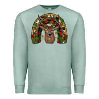 Seafoam deer rainbow Premium Sweatshirt - JahusDesignShop