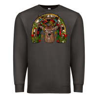 Smoke deer rainbow Premium Sweatshirt - JahusDesignShop