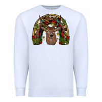 White deer rainbow Premium Sweatshirt - JahusDesignShop