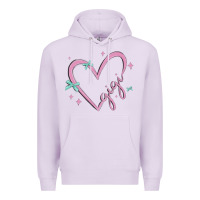 Lilac gigi with heart and ribbons Premium Hoodie - MaliasSmallBusiness