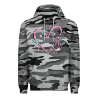 Gigi With Heart And Ribbons Premium Hoodie | Teevron