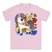 Bubblegum Pink autism unicorn Classic Tee - Zillion Design Studio