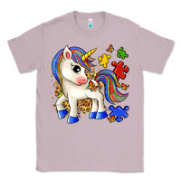 Lilac autism unicorn Classic Tee - Zillion Design Studio
