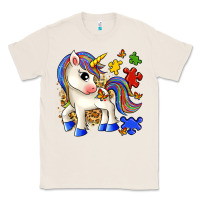 Natural autism unicorn Classic Tee - Zillion Design Studio