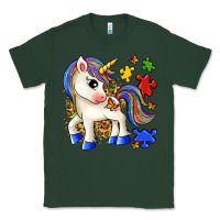 Sports Green autism unicorn Classic Tee - Zillion Design Studio
