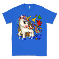 True Royal autism unicorn Classic Tee - Zillion Design Studio