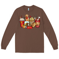 Chestnut golden retriever coffee cups Long Sleeve Tee - Zillion Design Studio