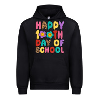 Black happy 100 th day of school Urban Hoodie - MaliasSmallBusiness