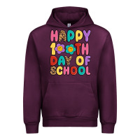 Mauve Wine happy 100 th day of school Urban Hoodie - MaliasSmallBusiness