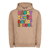 Pigment Burro happy 100 th day of school Urban Hoodie - MaliasSmallBusiness