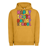 Pigment Peanut Butter happy 100 th day of school Urban Hoodie - MaliasSmallBusiness